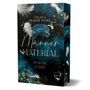 „Jolina Marie Posa“, „Männermaterial“, „Mystic Lady“. Dunkles Design mit Federn und blauer Blume., Buch