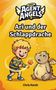 Text: "Agent Angels", "Ari und der Schlappdrache", "Chris Kersh". Illustration: Junge mit Blatt, kleiner Drache vor gelbem Hintergrund., Buch