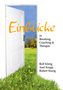 "Einblicke in Beratung, Coaching & Therapie" steht auf einer offenen Tür in eine Wiese mit Bäumen im Hintergrund., Buch