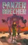 Text: "PANZER BRECHER", "Lennart Reuschling." Illustration: Person vor einem riesigen, mechanischen Roboter im Sonnenuntergang., Buch