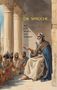 „Die Sprüche: Auf den Spuren der Weisheit.“ Alte Szene mit einem weisenden Mann und Zuhörern in Gewändern., Buch