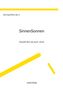 "WortSpielWort Bd. II, SinnenSonnen, Sowohl Sinn als auch -sinne, Jochen König." Gelbe Linien auf weißem Hintergrund., Buch