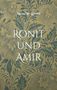 „RONIT UND AMIR“ und „NOACH LEVIN“ auf floralem Hintergrund mit blauen Blättermustern., Buch