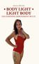 Silvia Heuer, Body Light Light Body, Das feminine Embodiment-Buch. Frau in rotem Badeanzug mit Tätowierung am Bein., Buch
