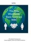 Text: „The New Worldwide Basic Contract WBC“. Illustration: Erde, Händedruck, Mann-, Frau-Symbol., Buch