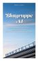 "Autobahngeschichten – Kuriose Momente zwischen Zapfsäule und Asphalt." Text auf blauem Hintergrund, Tankschild sichtbar., Buch