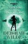 Text: "Liеber den Dämon, den ich kenne", "Deborah Wilde", "Enemies-to-lovers Urban Fantasy". Silhouette einer Frau mit Hörnern., Buch