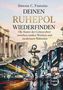 „Deinen Ruhepol Wiederfinden“ von Simone C. Franzius. Antike Säulen, Anker mit Kompass, moderne Stadtszene., Buch