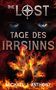 „The Lost“, „Tage des Irrsinns“, „Michael J. Anthony“. Augen, Flammen, Person vor brennendem Baum., Buch