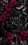 "CRYSTAL MAY DARK KISS ROAD TO RUIN" in dunkler, dramatischer Schrift. Rosen und Schlange als Verzierung., Buch