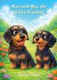 „Max und Mia, die besten Freunde“ von Dagmar Eschke. Zwei fröhliche Hunde in einer blühenden Wiese., Buch