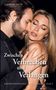 Text: "Patrick Salm. Zwischen Verbrechen und Verlangen. Krimispannung und Leidenschaft." Ein Paar umarmt sich innig., Buch