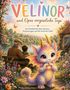 "VELINOR und Opas vergessliche Tage" steht oben. Unten sieht man ein Kind, einen alten Mann und ein niedliches, drachenähnliches Wesen., Buch