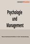 "Psychologie und Management" steht zentral. Oben rechts "HERBERT PRANGE". Unten: "Neurowissenschaften in der Anwendung"., Buch