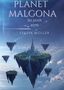 "PLANET MALGONA IM JAHR 4099 SYLVIA MÜLLER" in einer Szene mit schwebenden Inseln und einer Burg., Buch