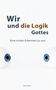 Text: "Wir und die Logik Gottes", "Vom ersten Erkennen zu uns", "Der Punkt". Zwei blaue Augen auf hellem Hintergrund., Buch