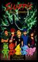 "Slurpis Band 2: Genesis" steht oben. Unten: "Flare Peak University, Eine Story von Domé Stan". Charaktere vor grünem Hintergrund., Buch