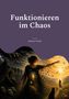 "Funktionieren im Chaos. Leben mit komplexer PTBS und partieller DIS" von Kathrin Teufel. Illustration: Frau in surrealem Landschaftsgemälde.