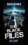 "David Reimer, The Black Files: Die Saat." Ein futuristisches Fahrzeug fährt durch eine winterliche, bergige Landschaft., Buch
