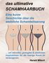 "das ultimative SCHAMHAARBUCH. Eine kurze Geschichte über die weibliche Schambehaarung." Drei schematische Illustrationen., Buch