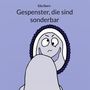 „Eila Stern, Gespenster, die sind sonderbar“. Illustration: Gespenst schaut in einen gerahmten Spiegel., Buch