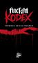 „fuckfit KODEX“ in großer, dynamischer Schrift über „PANDEMIC SHIELD PROGRAM“ auf schwarzem Hintergrund mit roten Spritzern., Buch