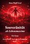 „Souveränität als Lebensmaxime“, Ein Essay, Reihe „Graf'sche Streitschriften“ Band 2, Hans-Wolff Graf. Silhouette in rotem Licht., Buch