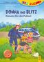 "Donna und Blitz: Einsatz für die Polizei". Kinderdetektive mit Polizist, Hund und Polizeiauto, finden ein verdächtiges Päckchen., Buch