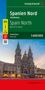 : Spanien Nord - Jakobsweg, Straßenkarte 1:400.000, freytag & berndt, KRT