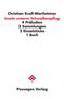 Text: Christian Krall-Wartlsteiner, Inseln unterm Schwalbenpflug, 4 Präludien, 3 Sammlungen, 2 Einzelstücke, 1 Buch, Passagen Verlag. 

Beschreibung: Schlichtes Design, zentrierter Text, unten ein rotes Logo., Buch