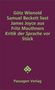 Götz Wienold: Samuel Beckett liest James Joyce aus Fritz Mauthners "Kritik der Sprache" vor, Buch, Buch