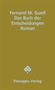 "Fernand M. Guelf, Das Buch der Entscheidungen, Roman. Passagen Verlag" auf braunem Hintergrund mit Logo darunter., Buch