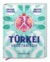 Titel: TÜRKEI VEGETARISCH. Autoren: ORHAN TANCĞIL, ORKIDE TANCĞIL. Mosaik mit einem stilisierten Granatapfel.