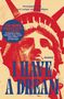 „I Have a Dream“, 250 Jahre USA-Literatur, Freiheitsstatuen-Abbildung in Rot und Blau, herausgegeben von Lauinger und Wagner., Buch