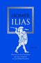 "HOMER ILIAS" oben, "Übersetzt von Kurt Steinmann mit einem Nachwort von Jan Philipp Reemtsma" unten. Griechischer Krieger.