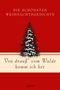Von drauß' vom Walde komm ich her. Die schönsten Weihnachtsgedichte, Buch
