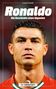 Text: "Luca Caioli", "Ronaldo", "Die Geschichte eines Giganten", "DIE WERKSTATT". Ein Mann in rotem Trikot., Buch