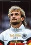 "Rudi Völler - Einer für alle" und "Christoph Bausenwein" in weißem Text. Person in Trainingsjacke mit Deutschland-Logo., Buch