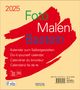 : Foto-Malen-Basteln Bastelkalender beige 2025, KAL