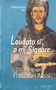 "100 Worte von Franz von Assisi" auf einem Gemälde eines Mönchs mit braunem Gewand vor blauem Hintergrund., Buch