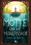 „MOTTE UND DIE METALLFISCHER“ und „SANNE ROOSEBOOM“. Illustration: Kind auf U-Boot in einem Gewächshaus mit Pflanzen., Buch