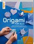 "Origami für alle. Über 50 Modelle mit Skizzen und Anleitungen für unendlichen Faltspaß." Hände falten Papier., Buch