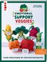 Esther Konrad: Emotional Support Veggies. Kleine Häkelfiguren mit positiven Botschaften, Buch