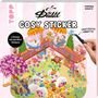 5 Szenen mit 500 Mini-Sticker; Inklusive PINZETTE für präzises Aufkleben. Bunte Cartoon-Tiere und Pflanzen., Buch