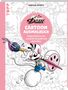 Text in rosa Kreis: "Diddl CARTOON AUSMALBUCH Original-Motive zum Ausmalen für große und kleine Fans". Fröhliche Maus mit Pinsel.
