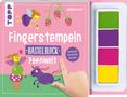 Melanie Kraft: Fingerstempeln. Bastelblock Feenwelt, Buch