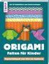 "Origami - Falten für Kinder. Papierfaltspaß von Affe bis Zauberer. Mit 50 Faltblättern zum Sofort-Loslegen." 
Illustrationen von Faltfiguren: ein Hund, ein Fuchs und ein Vogel., Buch