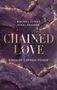 CHΞINΞD L♡VΞ, Kings of Cypress Pointe, Rachel Jonas, Nikki Thorne. Marmorhintergrund mit goldenen Details., Buch
