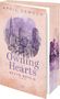 "April Dawson, Owning Hearts, Bevyn Boys III, Roman, LYX. Illustration von Stadtansicht in Violett und Rosa.", Buch