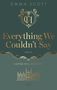 "Everything We Couldn't Say" von Emma Scott. Logo CH, Castle Hill Academy, Illustration eines Schlosses unten., Buch